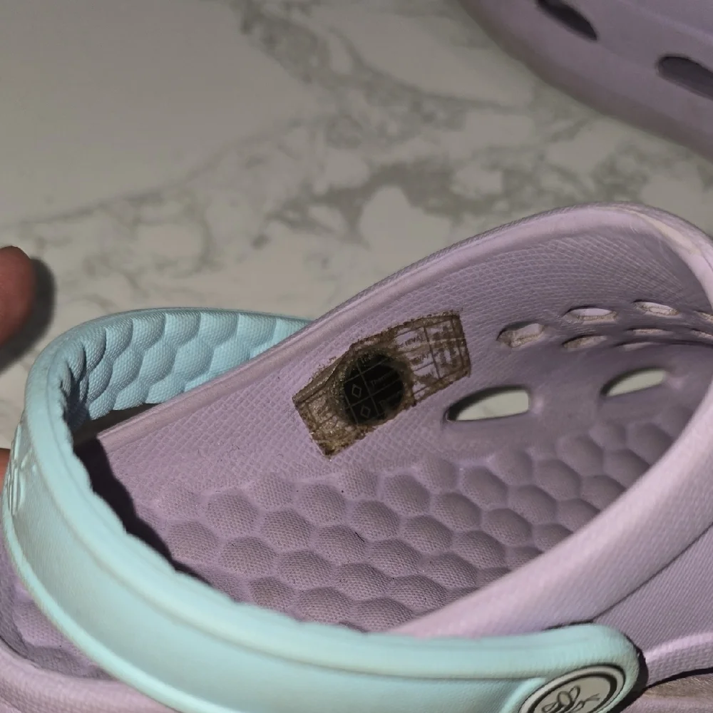 Joybees Kids Clogs-Lavender and Aqua Size 1